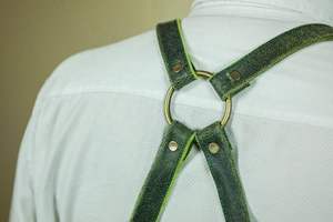 Nuevo Delantal de Cuero para Chef, Hecho a Mano con Cuero Genuino, Delantal para Bartender - Product Image 2