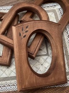 Modern Epoxy Resin Wood Photo <b>Frame</b> Personalized Handmade Wooden Picture <b>Frame</b> with Clear Resin for Living Room Home Decor - Product Image 5