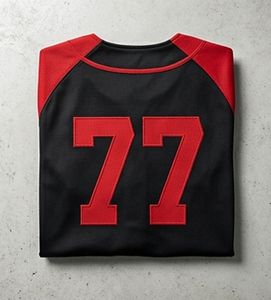 100% Polyester Baseball Jersey Men's Short Sleeve Black <b>Red</b> <b>Striped</b> Moisture Wicking Mesh V-Neck Button Baseball Jersey <b>Tops</b> - Product Image 2