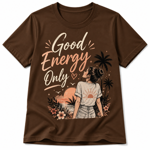 Camiseta de Manga Corta con Cuello Redondo y Estampado Floral para Mujer, Estilo Casual, 100% Algodón Jersey, Transpirable, para Primavera/Verano - Product Image 1