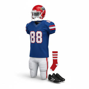 Nueva Camiseta de Fútbol Americano Personalizada, Transpirable, de Malla, Talla Grande, Ropa Deportiva, Uniformes con Nombre de Equipo Personalizado para Hombre - Product Image 5