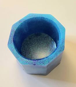 Vase de sol en résine Art Déco de luxe - Décoration écologique pour salon - Product Image 6