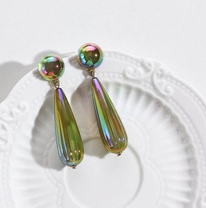 Pendientes Largos de Resina con Forma de Gota de Agua, Estilo Europeo Americano, Color Caramelo, Ecológicos, Hechos a Mano, Tradicionales, para Mujer - Product Image 1