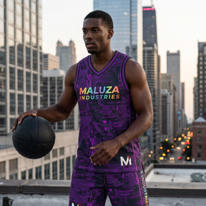 Ensemble de maillot et short de basketball sublimé léger, personnalisé avec logo, nom et numéro de l'équipe, tenue de basketball professionnelle - Product Image 6