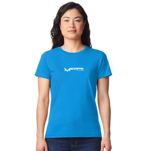 Camiseta de Algodón de Peso Medio para Mujer, Manga Corta, Cuello Redondo, Informal, Suave, Transpirable y Cómoda para Uso Diario, Venta al Por Mayor - Product Image 1