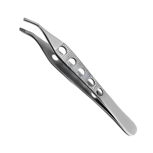 Pinzas Adson Brown Dentales Profesionales Curvas para Curativos, Herramienta Quirúrgica - Product Image 1
