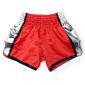 Pantalones Cortos de Muay Thai para Hombre, Satinados, Cintura Elástica, Abertura Lateral, Ligeros, Coloridos, Estampado Completo, para Entrenamiento en Gimnasio - Product Image 2