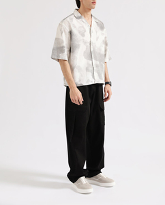 Custom Latest Design Comfortable Casual <b>Shirts</b> Short Sleeve Cut and Sew Men Button 100% <b>Polyester</b> <b>Shirt</b> With Customized Logo - Product Image 4