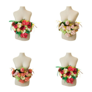 Cinturón floral con plumas para mujer Ref42910 - Product Image 1