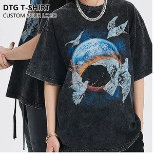 Camiseta de Hombre Negra, Corte Regular, Manga Corta, Cuello Redondo, Diseño Liso, 100% Algodón Jersey, Casual, Secado Rápido, Transpirable y Ecológica - Product Image 5