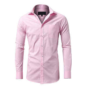 Chemise habillée formelle pour homme la plus vendue, 100% coton flanelle, manches longues, grandes tailles, respirante, séchage rapide, couleurs personnalisables, collection automne - Product Image 6