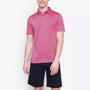Chemise décontractée pour homme en toile de qualité supérieure, respirante, séchage rapide, avec impression personnalisée du logo de la marque, manches courtes, col rond - Product Image 2