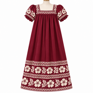 Hermosos Vestidos Mumu para una Cintura Cómoda y a la Moda, Vestido Mumu con Estampado Floral y Tribal, Antiarrugas y Transpirable - Product Image 5