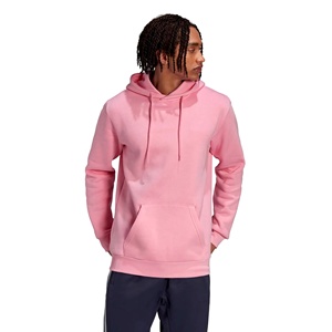 Sweat-shirt rose oversize uni en molleton épais, couleur pastel clair, vierge, vente en gros personnalisée - Product Image 6