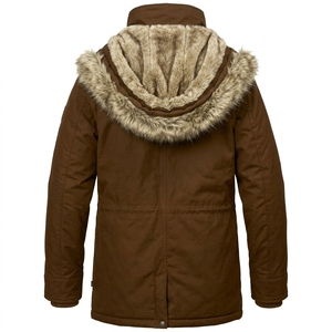 Wax Cotton Hooded Fashion <b>Jacket</b> Casual Outdoor Windproof Warm Durable <b>Lightweight</b> Comfortable <b>Mens</b> Womens Outerwear Front Logo - Product Image 2