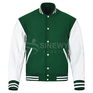 Chaqueta Varsity Casual para Hombre, con Logotipo Personalizado, Estilo Béisbol, Streetwear, Universitaria, de Invierno, Tejida - Product Image 1