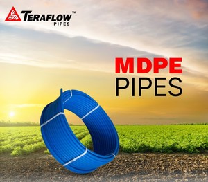 Tuberías de MDPE para uso agrícola, tuberías de MDPE negras y azules con certificación ISO - Product Image 1