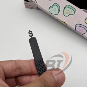 Pince à épiler pour extensions de cils Black Diamond Grip, cils en vison, pointe fine de haute qualité, acier inoxydable, Beautivia International - Product Image 3