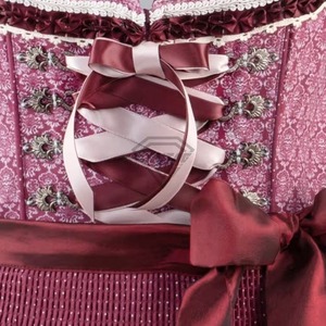 Vestido Dirndl Casual Transpirable con Estampado Personalizado para Mujer, Nuevo, Estilo Oktoberfest, Bordado Alemán, Liso, Teñido, Hasta la Rodilla, Media Manga - Product Image 4
