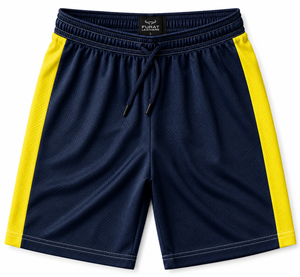 Shorts de bain d'été personnalisés avec logo, couleur unie, vêtements de plage, 100% polyester, taille élastique, taille mi-haute, imprimé par sublimation, mode homme - Product Image 1