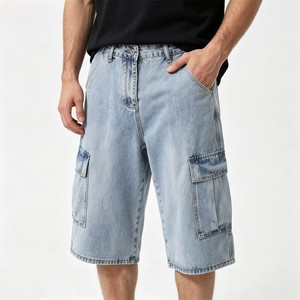 Shorts en jean vintage pour homme, conçus pour l'été et le confort au quotidien - Product Image 3