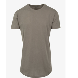 T-shirt en coton 200 GSM personnalisé en gros, OEM ODM, pour homme, coupe ample, col rond, couleur unie, décontracté, manches courtes - Product Image 2