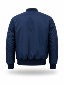 High Quality Wholesale Winter <b>Men's</b> High Street Style Stand Collar Quick Dry Nonwoven 100% Cotton Nylon <b>Suede</b> Zipper Solid - Product Image 2