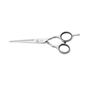 Kit de ciseaux de coiffure professionnels en acier inoxydable, pour droitiers, 28 dents, manche moyen, légers, pour barbier et salon - Product Image 4