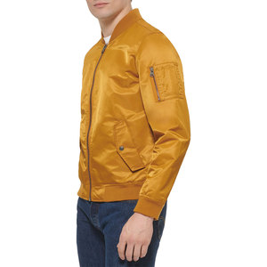 Chaqueta Bomber Casual de Invierno para Hombre, Color Sólido, con Cuello, de Lona, Impermeable, Transpirable, con Logotipo Frontal - Product Image 4