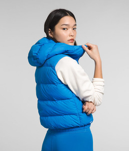 Chaqueta Acolchada con Capucha para Mujer, Negra, de Forro Polar, Cierre de Cremallera, Exterior de Poliéster, Transpirable, Resistente al Viento, Ropa de Invierno - Product Image 2