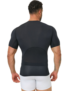 T-shirt de compression pour homme, personnalisable avec logo, haute qualité, meilleur prix, séchage rapide, idéal pour la gym et le fitness, faible MOQ, best-seller - Product Image 6