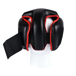 Protector de Cabeza de Boxeo de Alta Calidad, Marca Tombola Sports, OEM, Cuero PU Negro, Cómodo y Protector para Entrenamiento - Product Image 5