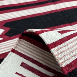 Alfombras de suelo de algodón tejidas a mano de estilo bohemio a rayas Chic étnico único para alfombras y juegos de estética de habitación colorida modelo 060 - Product Image 4