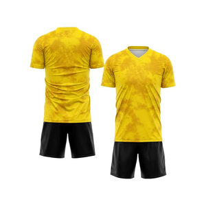 Hot Sale Sublimated 100% Polyester Football Team Kit <b>Soccer</b> Uniform Moisture Wicking Elastic Waist V-neck Short Sleeve Sports - Product Image 6