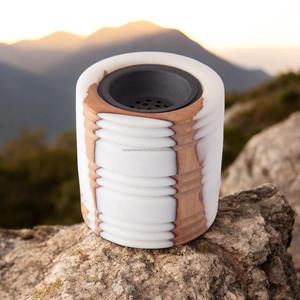 Luxury Handmade Resin <b>Wood</b> Bakhoor <b>Burner</b> Incense Holder <b>for</b> Arabic Oud Frankincense Ramadan Gift Home Decor Royal Artisans - Product Image 5