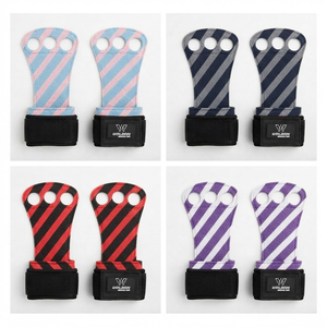 Agarraderas de Mano Premium de Alta Resistencia para Fitness, Soporte de Muñeca Ajustable, Diseño Transpirable para Gimnasia, Levantamiento de Pesas, Dominadas y Deportes - Product Image 4