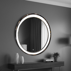Apportez du luxe et de la sophistication à vos intérieurs avec ce miroir minimaliste à cadre en acier inoxydable PVD. - Product Image 4