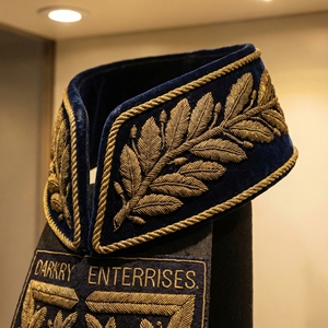 Premium Custom Handmade Gold Bullion Embroidery <b>Collar</b> Bespoke Ceremonial Uniform Manufacturing Service - Product Image 4