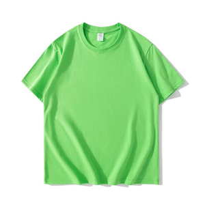 T-shirt surdimensionné pour homme en coton 100% 320 g/m² avec logo imprimé numérique personnalisé sur le devant, tissu respirant, col rond, manches régulières, uni - Product Image 3