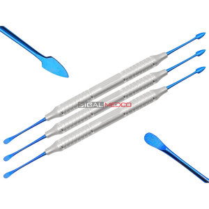Élévateurs périostiques chirurgicaux dentaires pour la chirurgie buccale, ensemble de 3 élévateurs périostiques Buser, élévateurs Molt 9 pour l'extraction de racines - Product Image 1