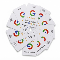 Etiqueta NFC Inteligente de PVC para Reseñas de Google, Mini Etiqueta OEM ODM, Tarjeta de Membresía sin Contacto, Tarjeta con Banda Magnética, Resistente al Agua, Impresión Personalizada