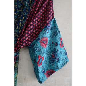 ชุดกิโมโนผ้าไหมระบายอากาศดีไซน์เนอร์พลัสไซส์สำหรับผู้หญิง ชุดคลุมยาวหรูหราสไตล์โบโฮ ชุดนอนทันสมัย - Product Image 3