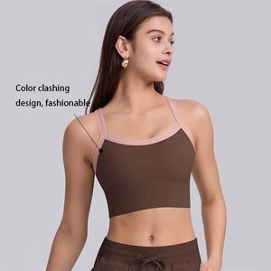Women's Backless Yoga Bra Removable Chest Pad Medium Support Breathable Eco-Friendly Spandex/Nylon Seamless Design Customizable - Product Image 3