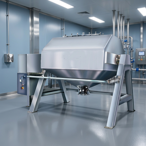 Mezcladora Octogonal de Alta Eficiencia con Motor de Engranajes, Capacidad de 200L, Automática, Cumple con GMP, de Acero Inoxidable, para Mezclar Polvo Industrial - Product Image 2