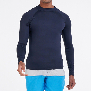 เสื้อแรชการ์ดผู้ชาย ผลิตจากโรงงานโดยตรง สำหรับผู้ใหญ่ แขนยาว ระบายอากาศ แห้งเร็ว ป้องกันรังสียูวี - Product Image 1