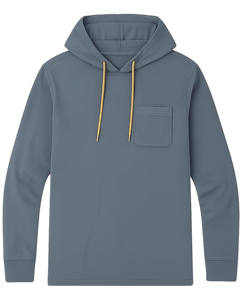 เสื้อฮู้ดผู้ชายผ้าฟลีซน้ำหนักเบา อุ่นสบายสำหรับฤดูหนาว ระบายอากาศได้ดี แห้งเร็ว ดีไซน์สไตล์นักกีฬา - Product Image 1