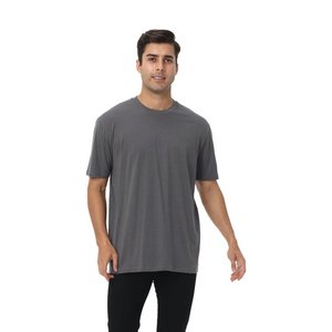SpandexNylon <b>V</b>-<b>neck</b> <b>T</b>-<b>Shirt</b> Men Half Sleeve Solid 170GSM Wool Base Layer Quick Dry Breathable Anti-Odor Travel Hiking for Size - Product Image 4