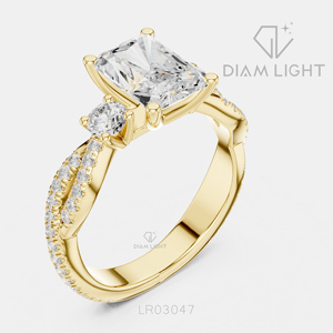 2.00CT Radiant Cut Lab Grown Diamond <b>Ring</b> IGI Certified 14K White Gold F+ Color VS+ Clarity Engagement Anniversary <b>Ring</b> Gifting - Product Image 6
