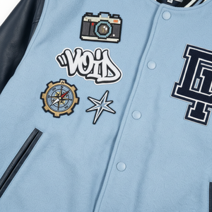 Ropa de Invierno para Hombre, Chaqueta Varsity, Chaqueta Letterman, Chaqueta de Cuero, Chaqueta Cortavientos Personalizada con Bordado para Hombre - Product Image 6