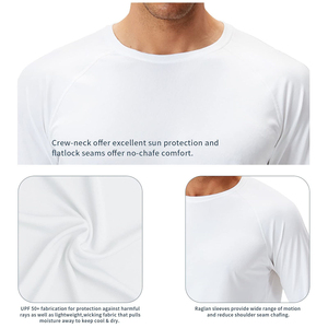 Men's Long Sleeve Rash Guard Quick Dry <b>Compression</b> <b>Shirt</b> Customized Sublimation Print Breathable Stretchable Fabric Rash Guards - Product Image 3